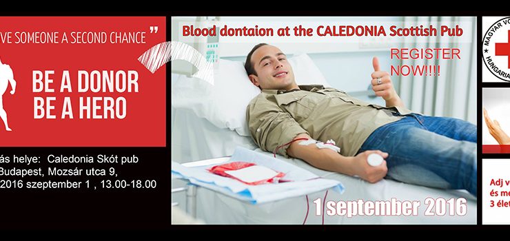 Blood Donation Day at The Caledonia Pub | Expat Press Hungary Magazine