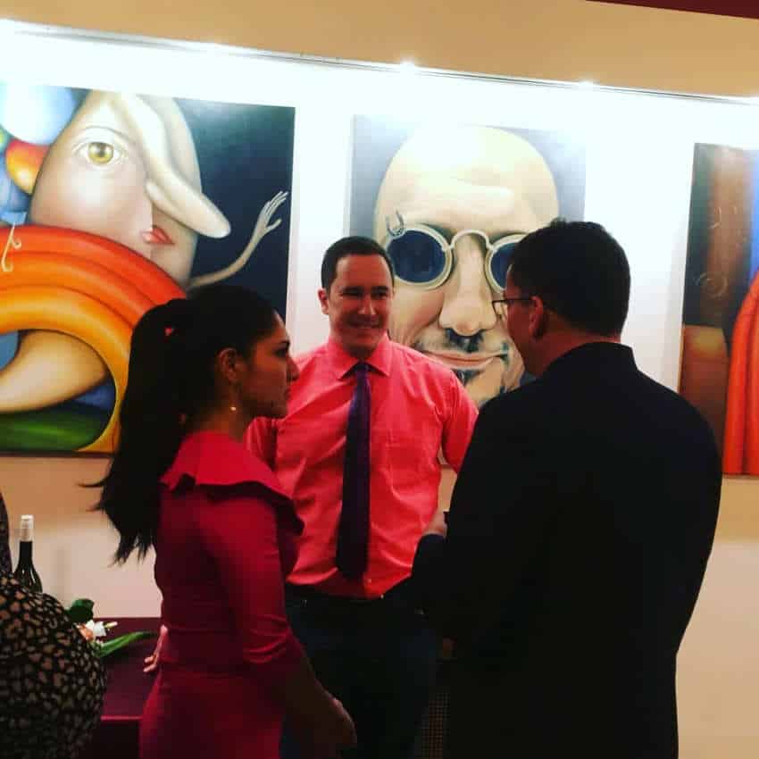 Hungarian artist Viktória Hatvany's exhibition in Mátészalka