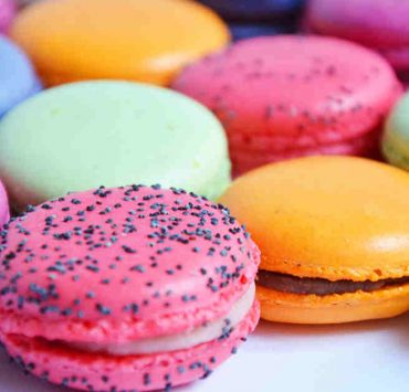 Macaron day Budapest 2018, closeup of macarons