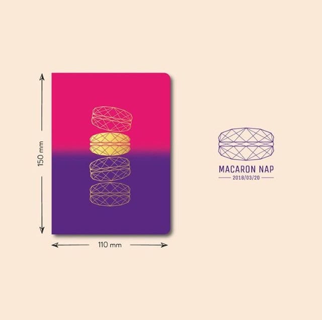Macaron Day Budapest 2018 - notebook by DOT for You