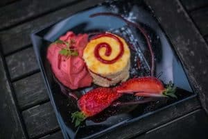 Gourmet Festival Budapest 2018 - strawberry dessert