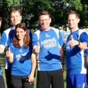 British Ambassador leads team of runners around Balaton for abused children