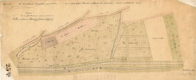 Vizivaros cemetery map