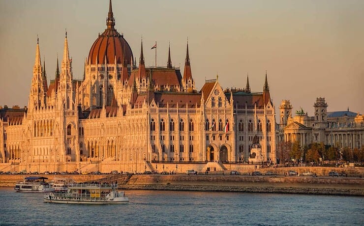 Hungarian Parliament by Zoltan Pelle