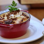 Layered potato casserole