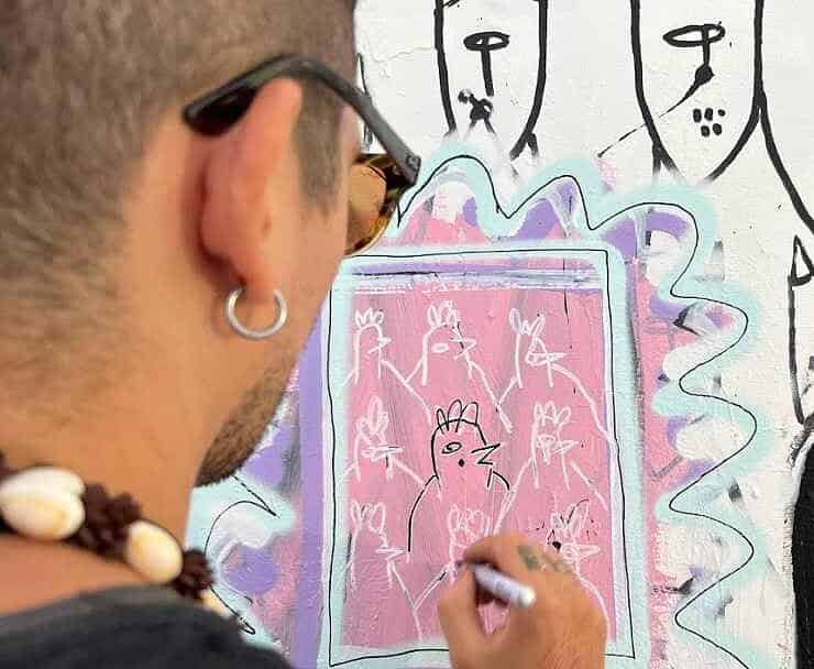 Art immersion during The Night of Artworks festival